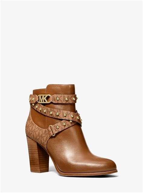 michael kors large studded|Michael Kors studded boots.